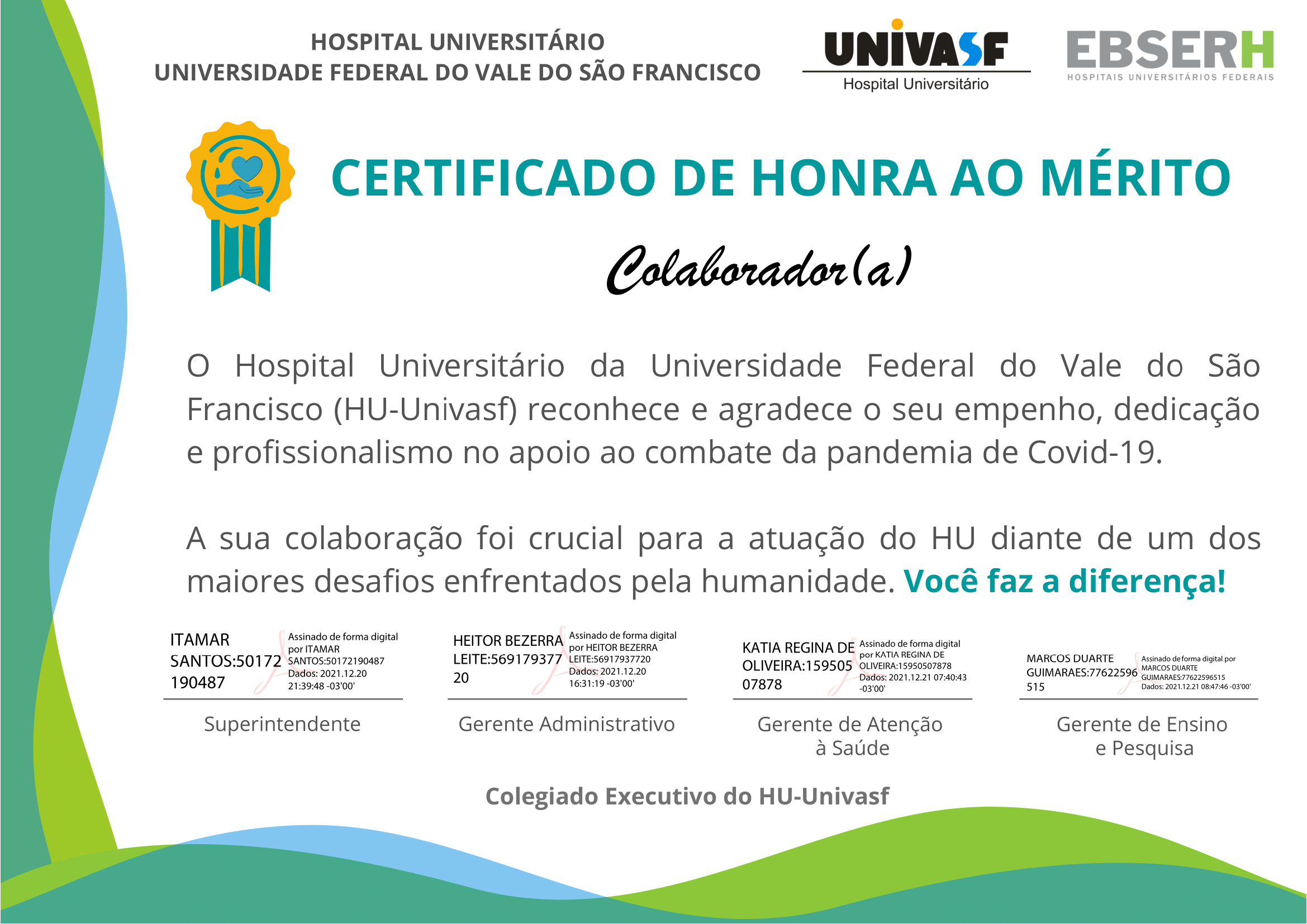 Enfermagem do Unicerp recebe certificado do IFTM pelos cursos ministrados  para seus alunos